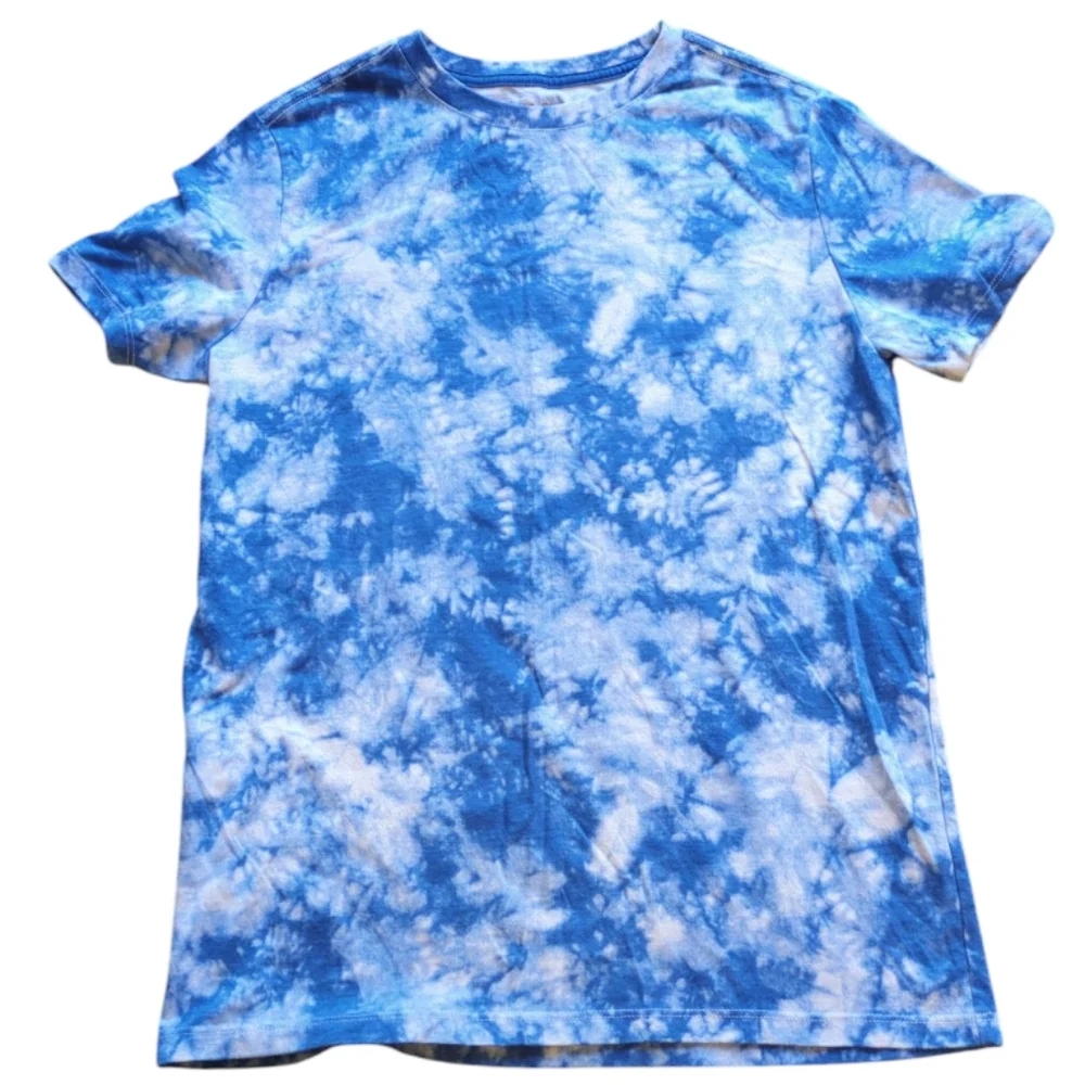 Bundle: 4 Cat & Jack T-shirts, Tie-dye, Striped, Checkered XL 14-16 Short Sleeve - Picture 4 of 12